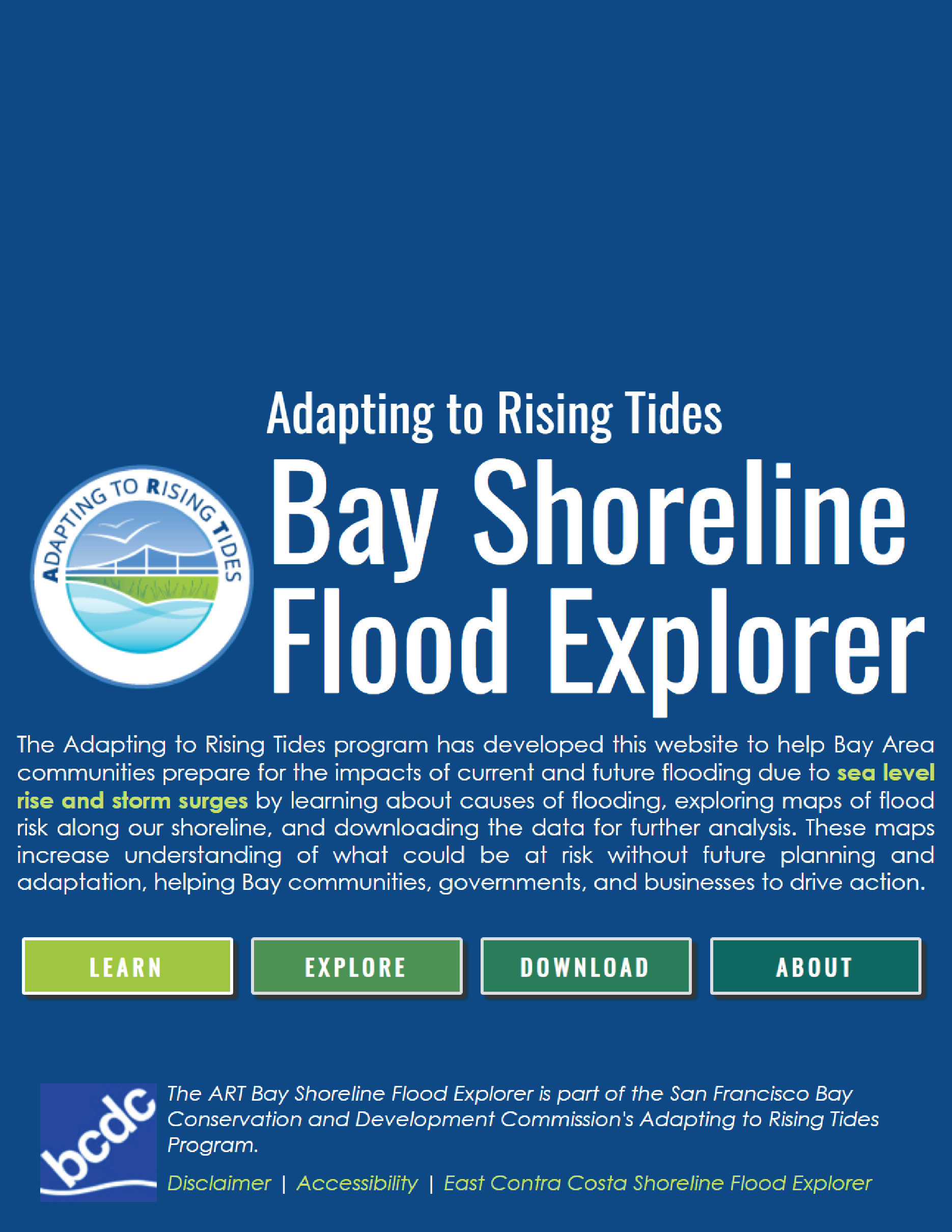 ART Bay Shoreline Flood Explorer