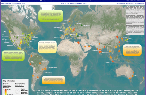 Global Map of Metro Economic Performance during the Great Recession