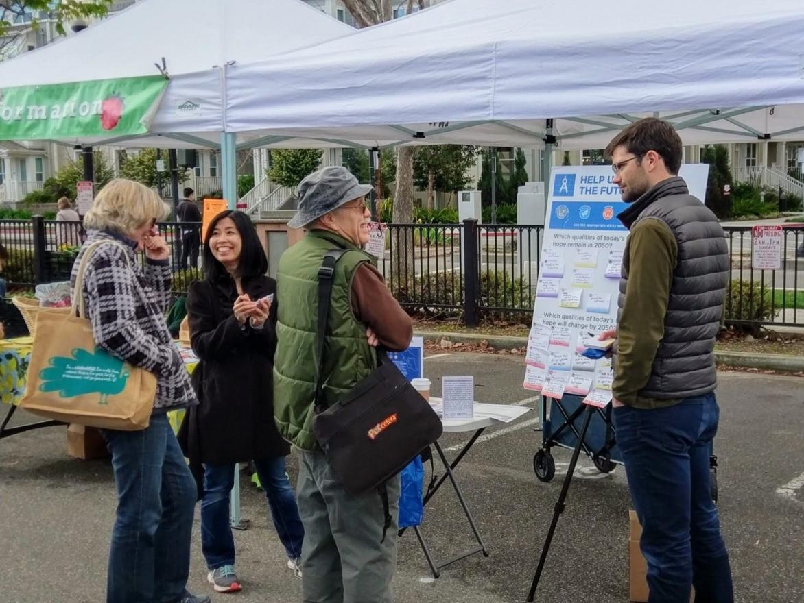 Shoppers at the Mountain View Farmers' Market tell us what they want to see in the Bay Area by 2050.
