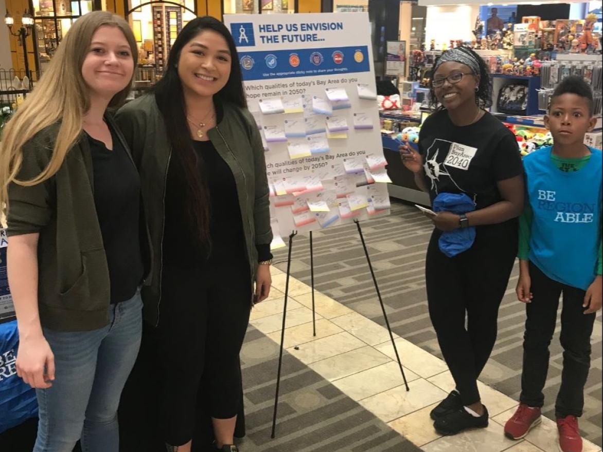 Shoppers at the Stoneridge Shopping Center in Pleasanton give input on their hopes for the future of the region.