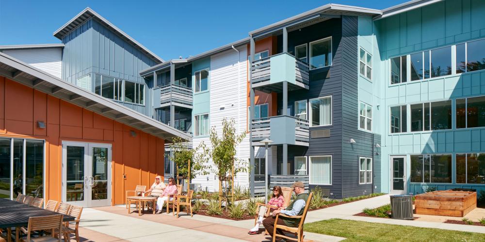 Half Moon Village, MidPen Housing, photo by Bruce Damonte