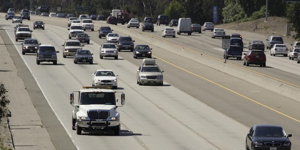 Traffic on Interstate 680.