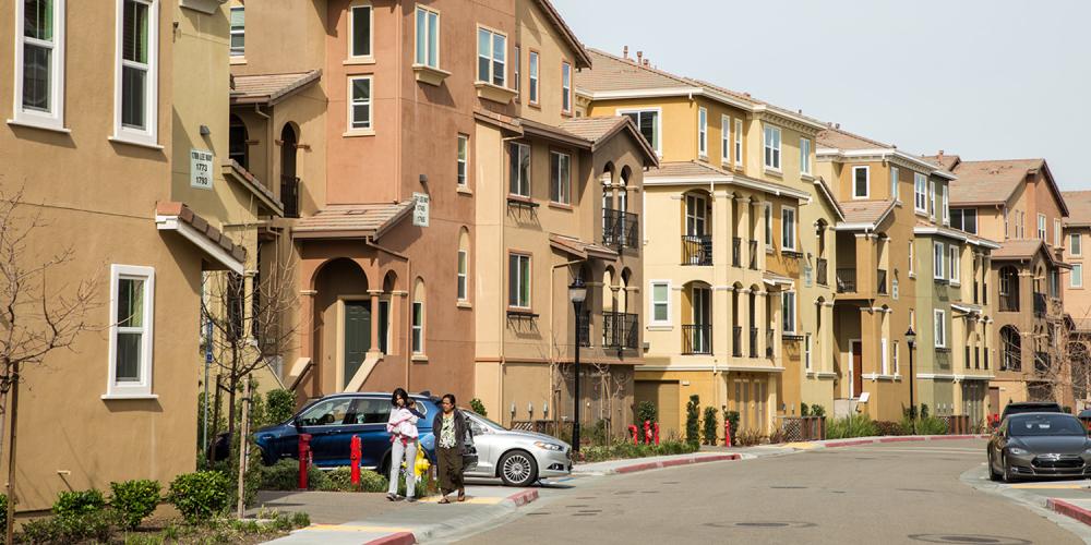 Housing near the Miltpitas BART Station.