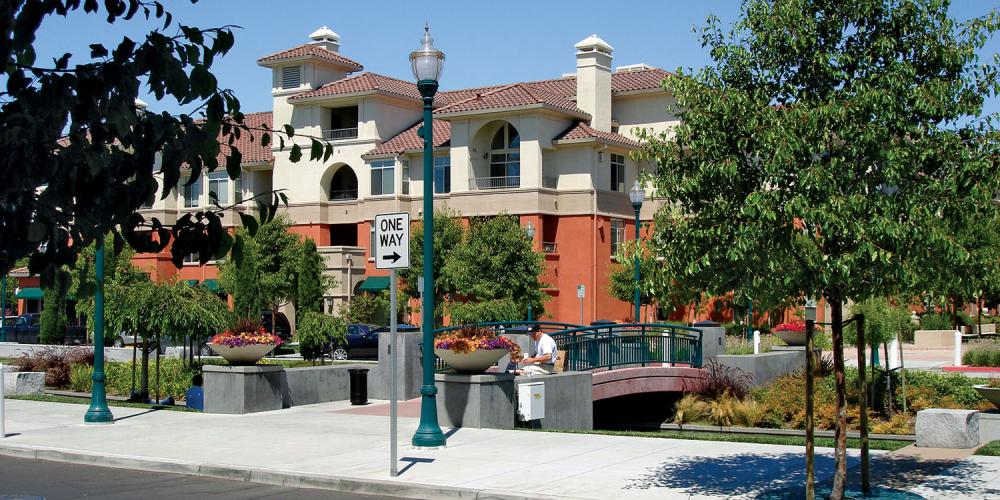 San Mateo's Bay Meadows residential community.