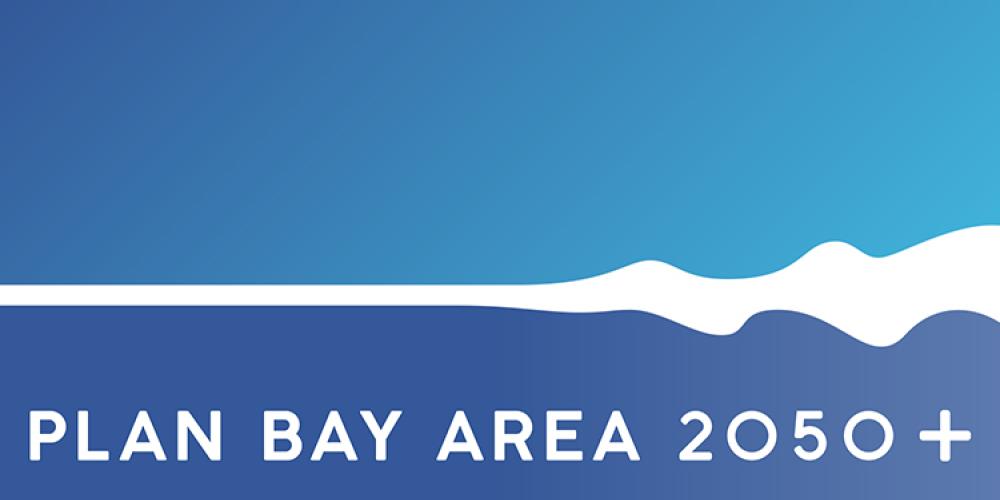 Plan Bay Area 2050+ logo.