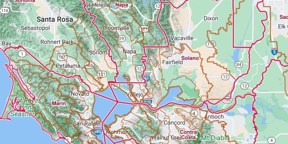 Screen capture of Watershed Groups Mapper tool.