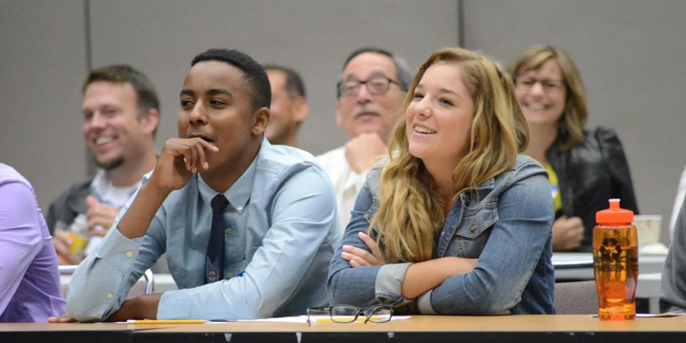 College interns at the Bay Area Metro Center.