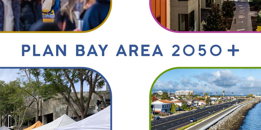 Plan Bay Area 2050+ document cover.