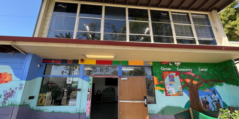 Clinton Park Recreation Center in Oakland.