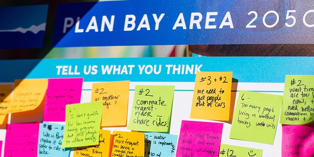 Plan Bay Area 2050 public engagement
