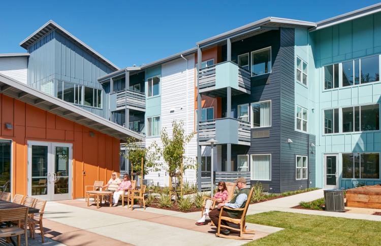 Half Moon Village, MidPen Housing, photo by Bruce Damonte
