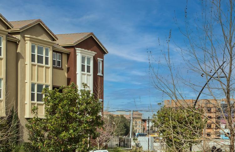 Multifamily housing near the Miltpitas BART Station.