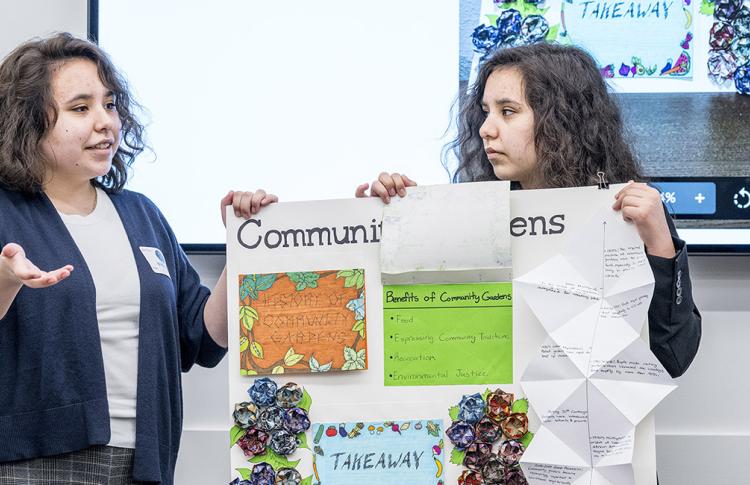 2024 Bay Area Summer Academy students presenting their Capstone project.