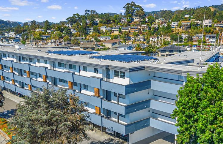 The Meridian apartments.