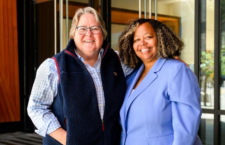Rohnert Park Council Member Susan Adams (left) and Solano County Supervisor Wanda Williams