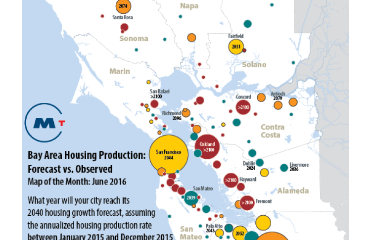 Map of Bay Area Housing Production
