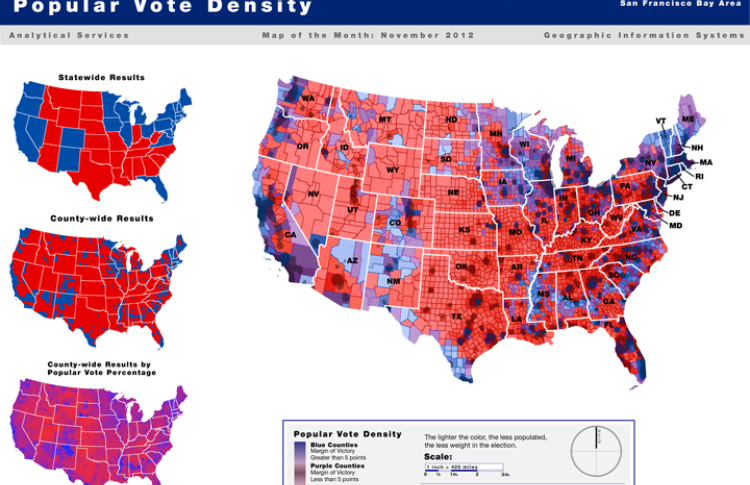 map of 2012 presidential election popular vote density