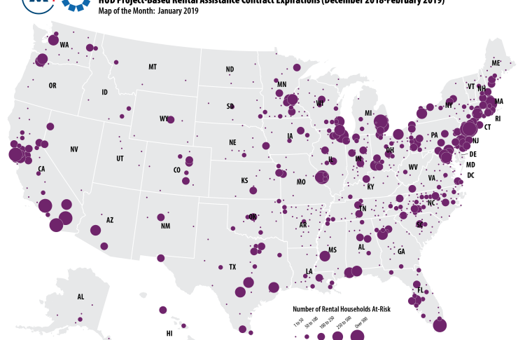 national map of where low income renters face eviction during govt shut downs. 