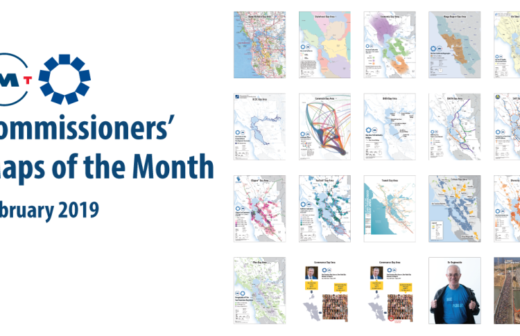 slide entitled Commissioners Maps of the Month 